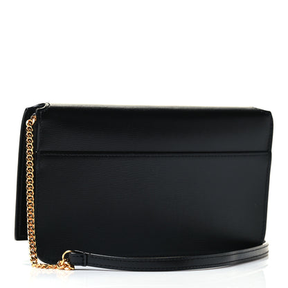 Saint Laurent Smooth Calfskin Monogram Phone Holder Crossbody Black 2 of 4