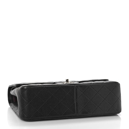 Chanel Caviar Quilted Jumbo Double Flap Black 4 of 9