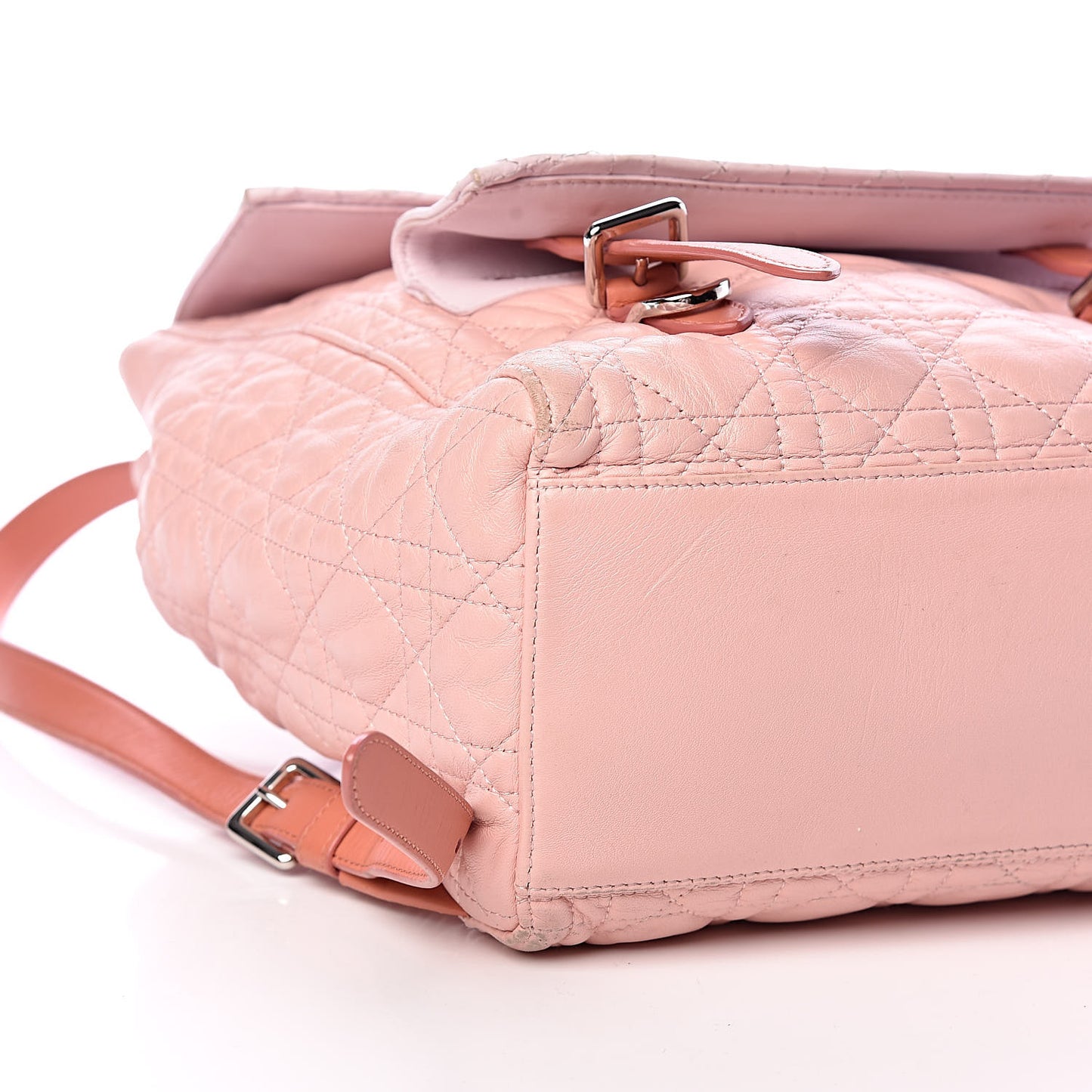 Lambskin Cannage Large Stardust Backpack Pink