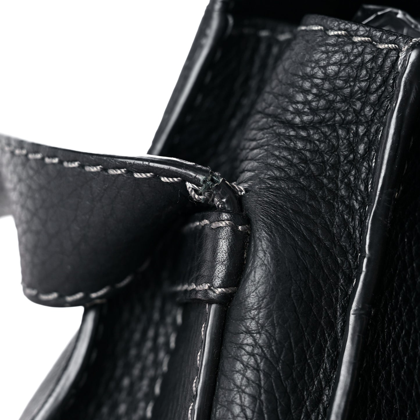 Calfskin Medium Marcie Round Crossbody Bag Black