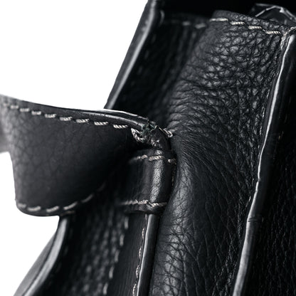 Chloe Calfskin Medium Marcie Round Crossbody Bag Black 19 of 19