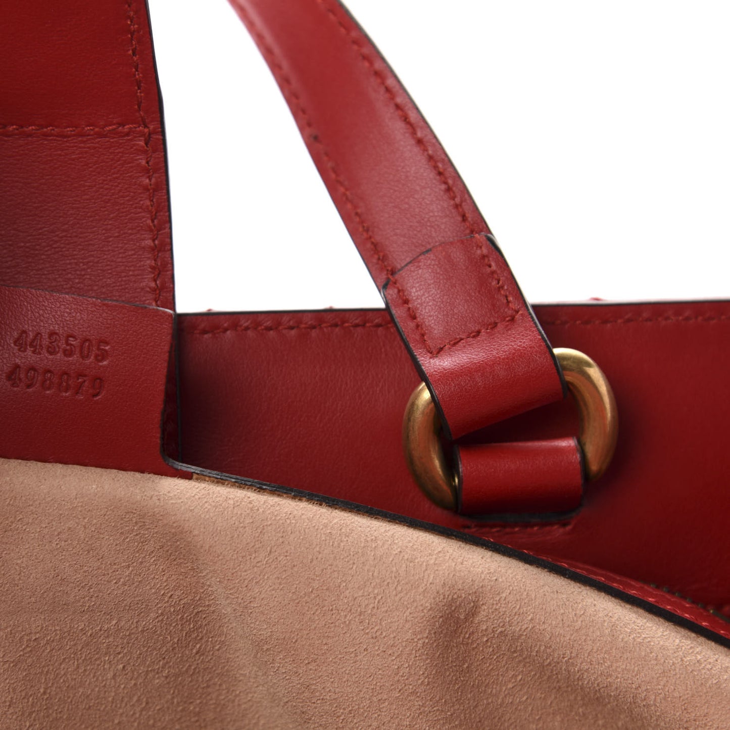 Calfskin Matelasse Medium GG Marmont Tote Hibiscus Red