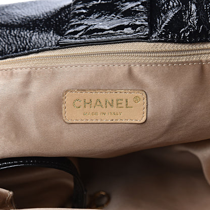 Chanel Vinyl XXL Rock and Chain Flap Black 6 of 12