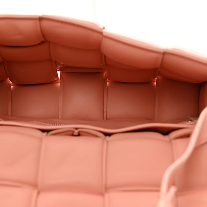 Bottega Veneta Nappa Maxi Intreccio Padded Cassette Crossbody Bag Peachy 5 of 10