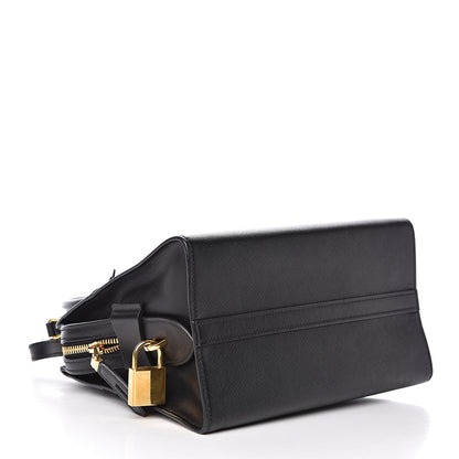 Prada Saffiano City Calfskin Small Esplanade Tote Black 4 of 9