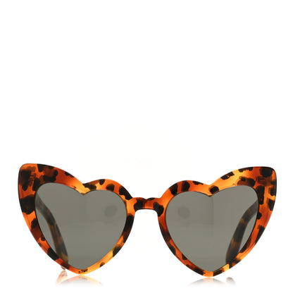 Saint Laurent Acetate Heart Frame Loulou SL181 Sunglasses Tortoise 2 of 7