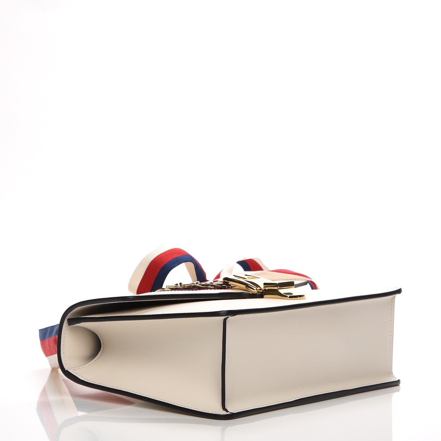 Calfskin Small Sylvie Shoulder Bag White