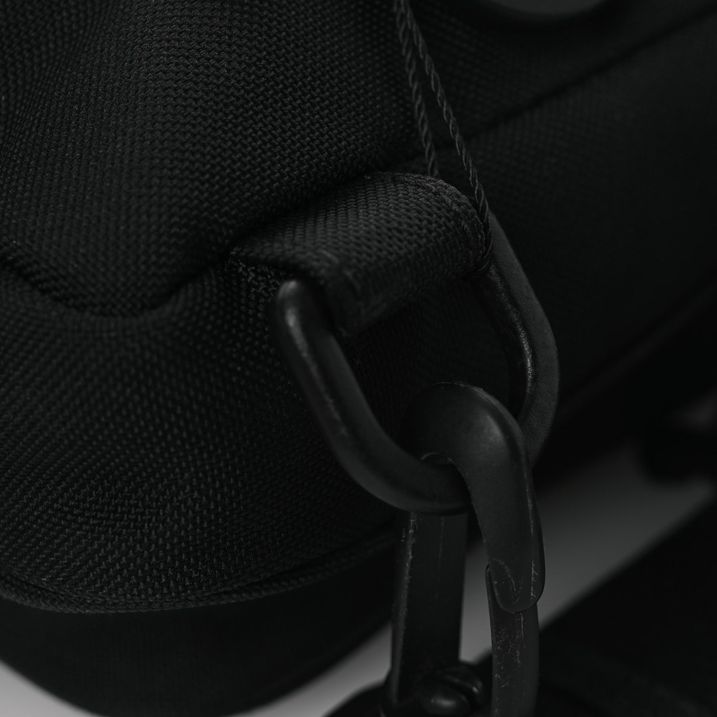 Nylon Logo Explorer Crossbody Messenger Bag Black
