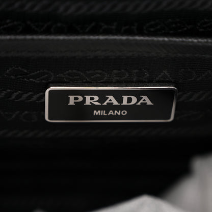 Prada Tessuto Nylon Saffiano Vela Backpack Black 6 of 11