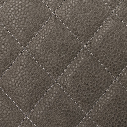 Chanel Caviar Quilted Large Gusset Zip Around Wallet Grey 15 of 15