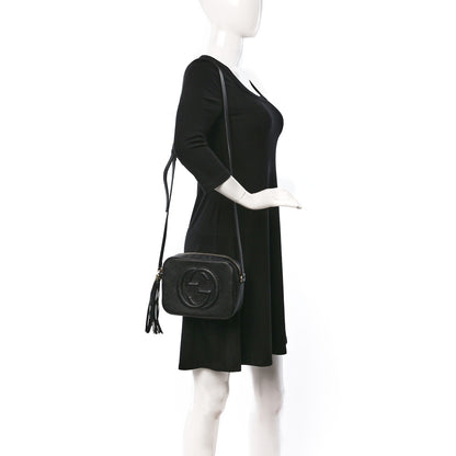 Gucci Pebbled Calfskin Small Soho Disco Bag Black 2 of 9