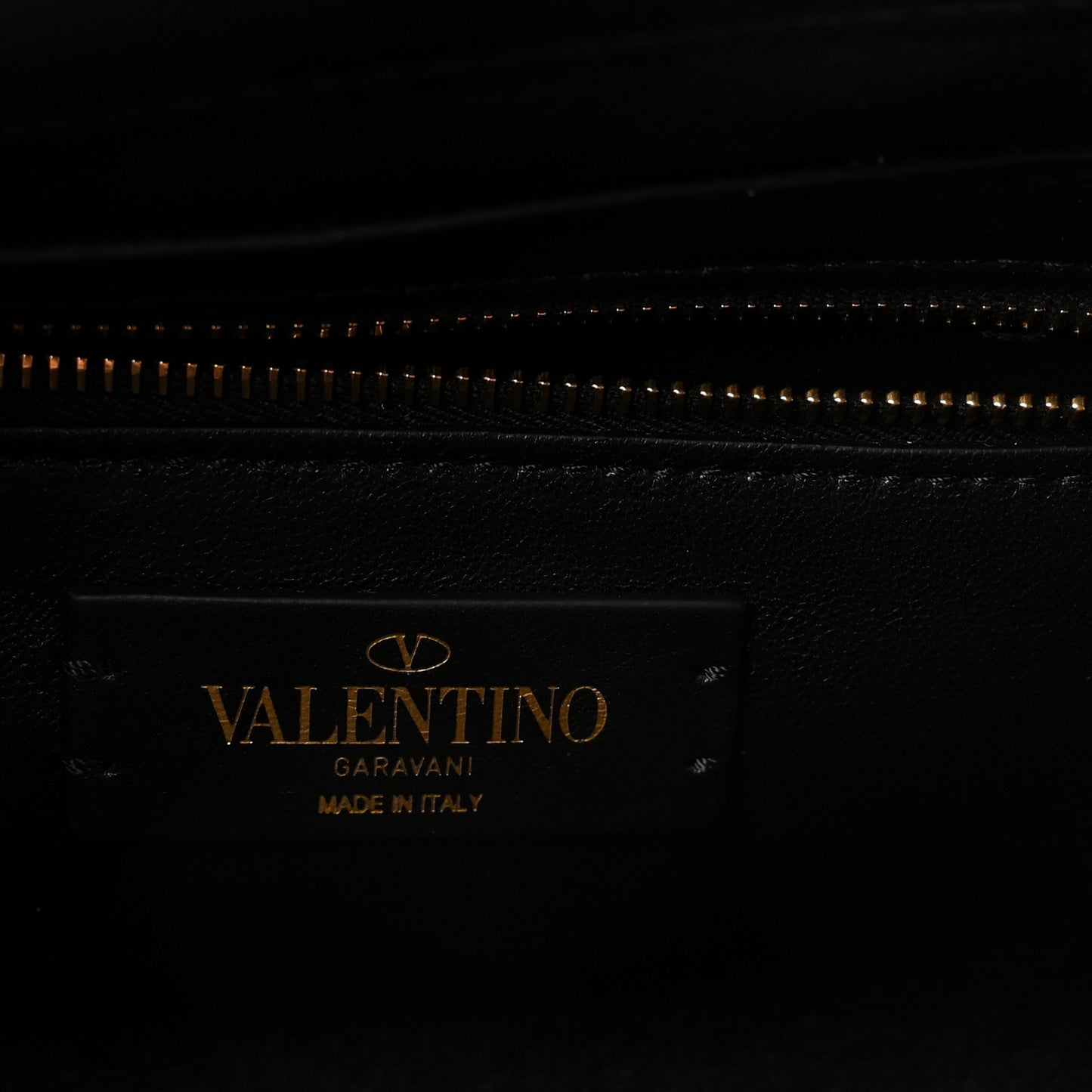 Nappa Large Roman Stud Shoulder Bag Black