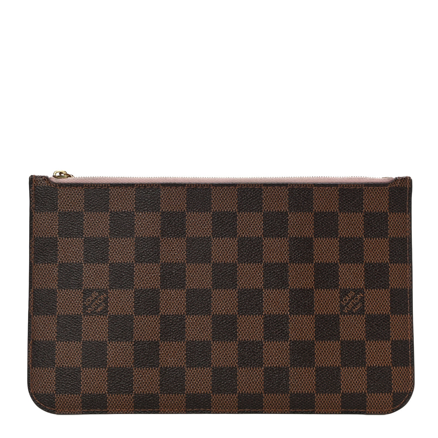 Louis Vuitton Damier Ebene Neverfull MM GM Pochette Rose Ballerine 1 of 13