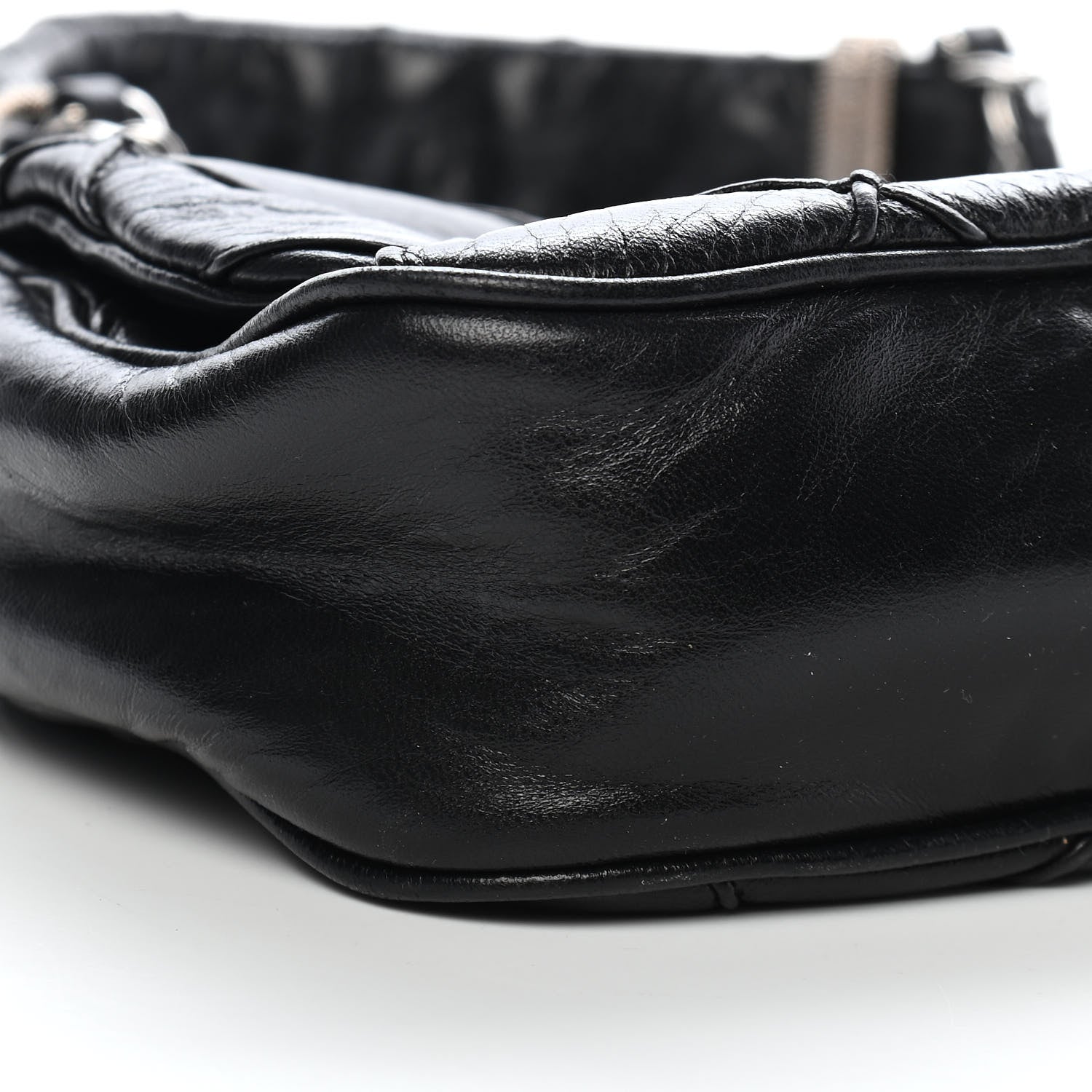 Chanel Lambskin Diamond Stitched CC Flap Shoulder Bag Black 19 of 26