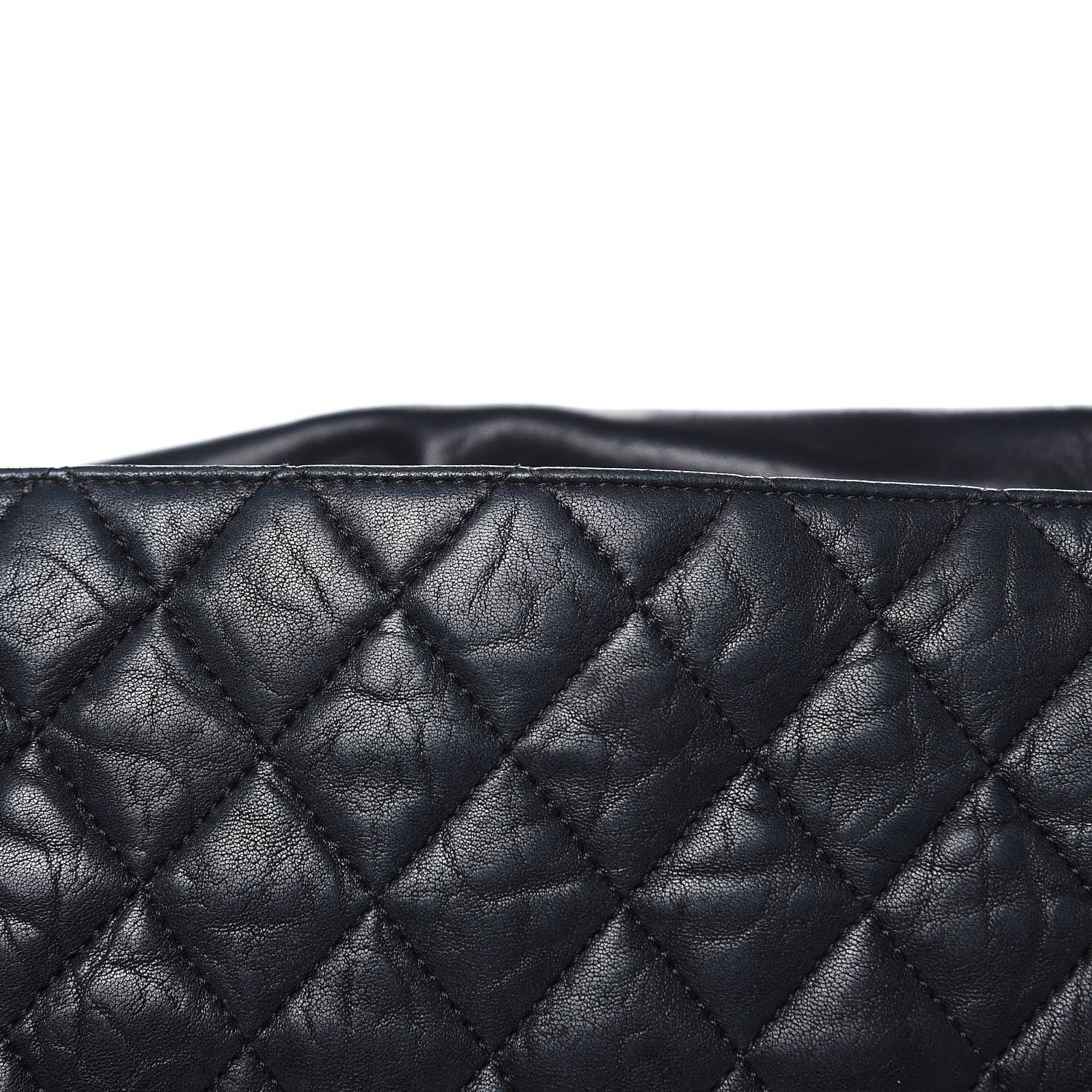 Chanel Washed Lambskin Quilted Maxi Chain Around Flap Black 10 of 19