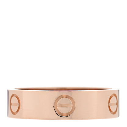 Cartier 18K Pink Gold 5.5mm LOVE Ring 60 9 3 of 5