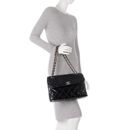 Chanel Vinyl Quilted In the Business Flap Bag Black 3 of 11
