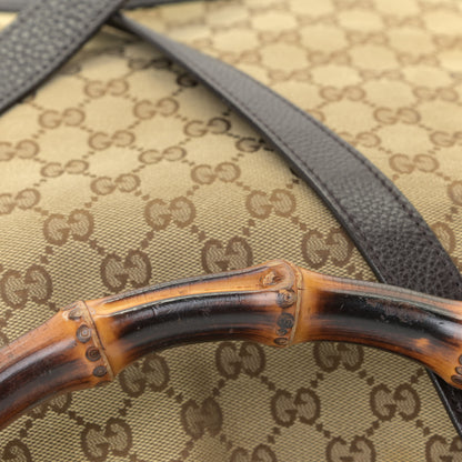 Gucci Monogram Medium Diana Bamboo Shoulder Bag Dark Brown 21 of 21
