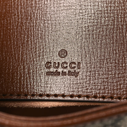 Gucci GG Supreme Monogram Azalea Calfskin Web Mini Jackie 1961 Hobo Beige Ebony Brown Sugar 6 of 9