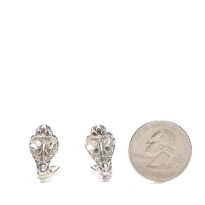 John Hardy Sterling Silver Cobra Omega Earrings 2 of 4