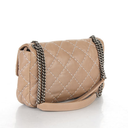 Chanel Calfskin Ultimate Stitch Flap Beige 3 of 7