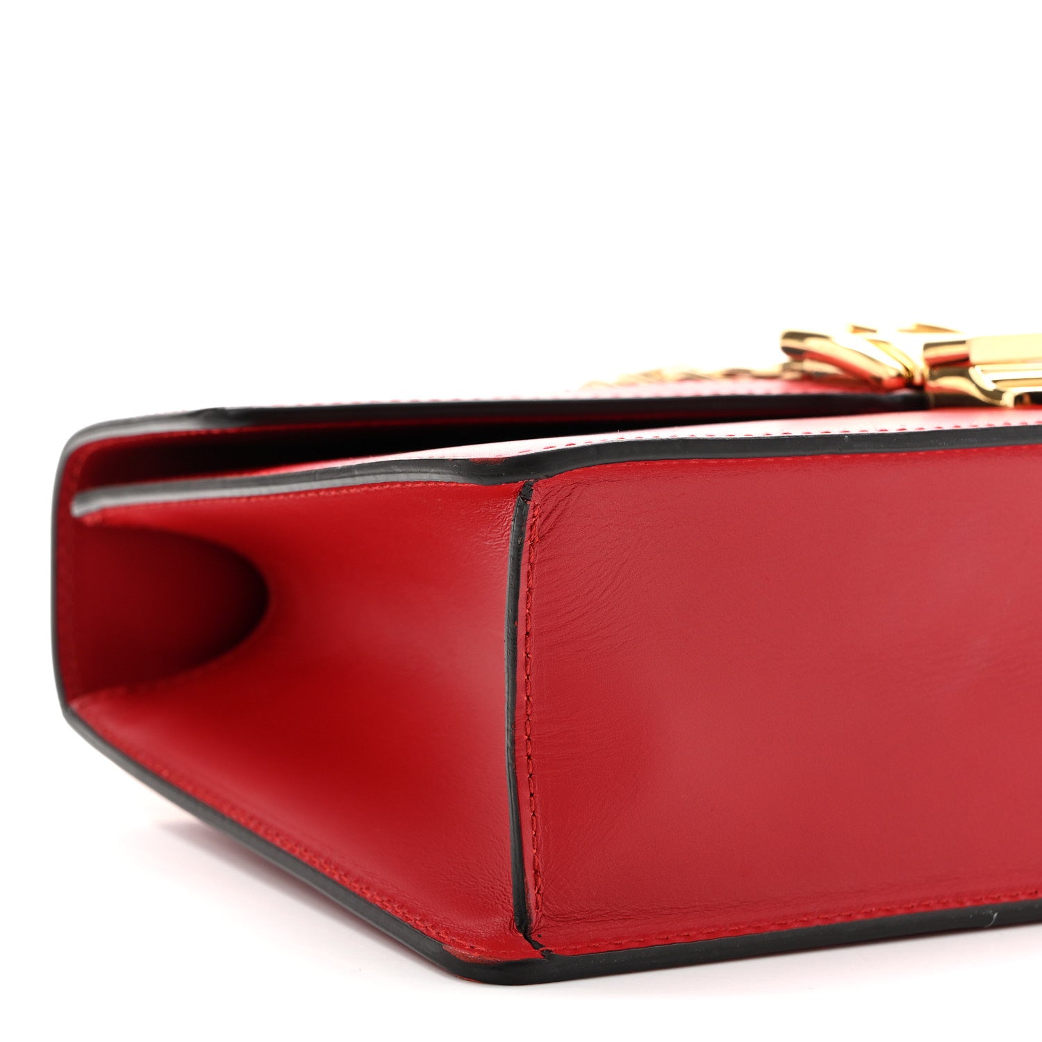 Gucci Calfskin Small Sylvie Shoulder Bag Hibiscus Red 9 of 11
