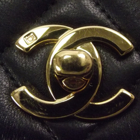 Chanel Lambskin Quilted Backpack Black 11 of 11