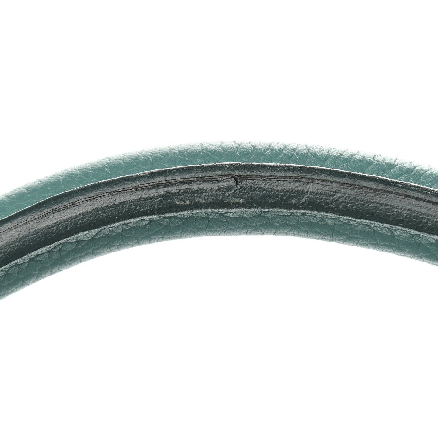 Grainy Calfskin Messenger Green