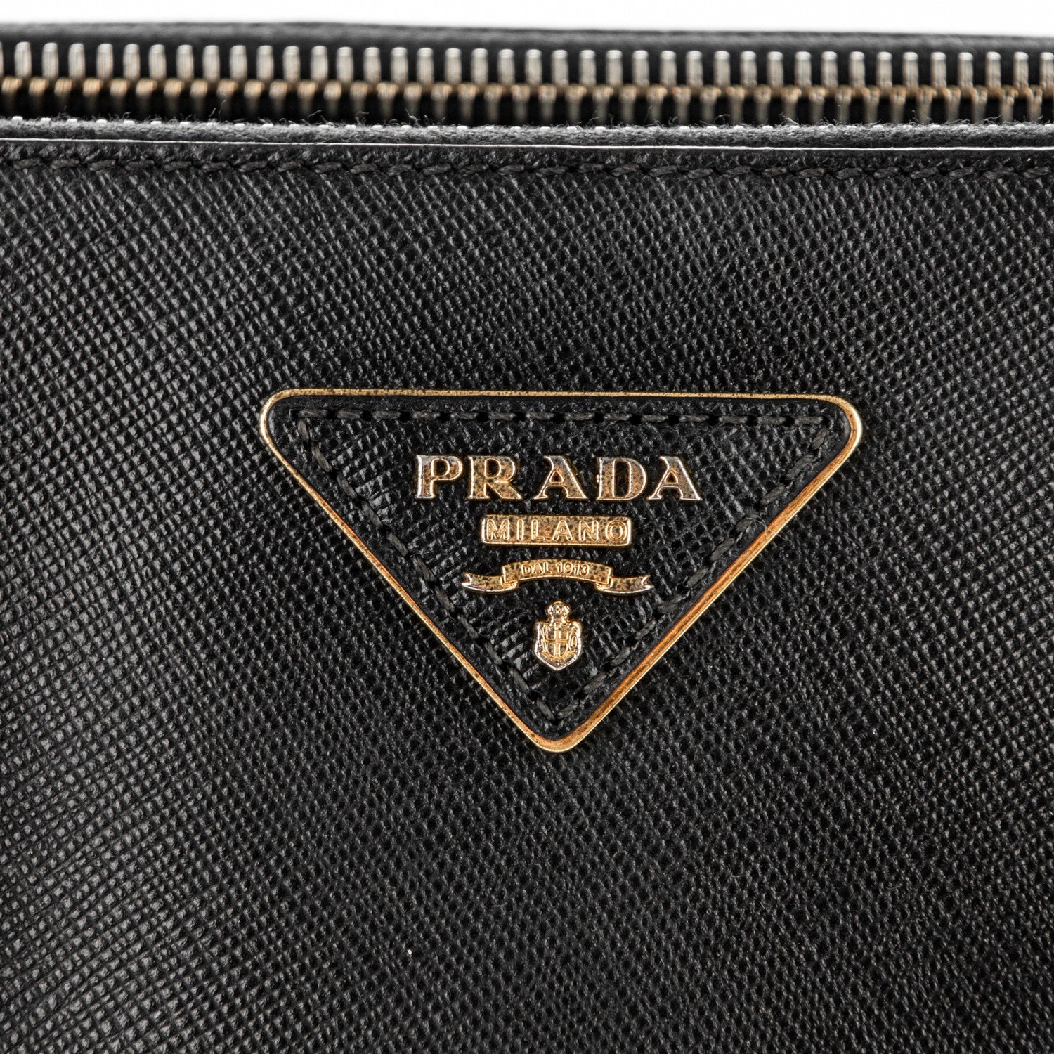 Prada Saffiano Medium Galleria Double Zip Tote Black 6 of 7
