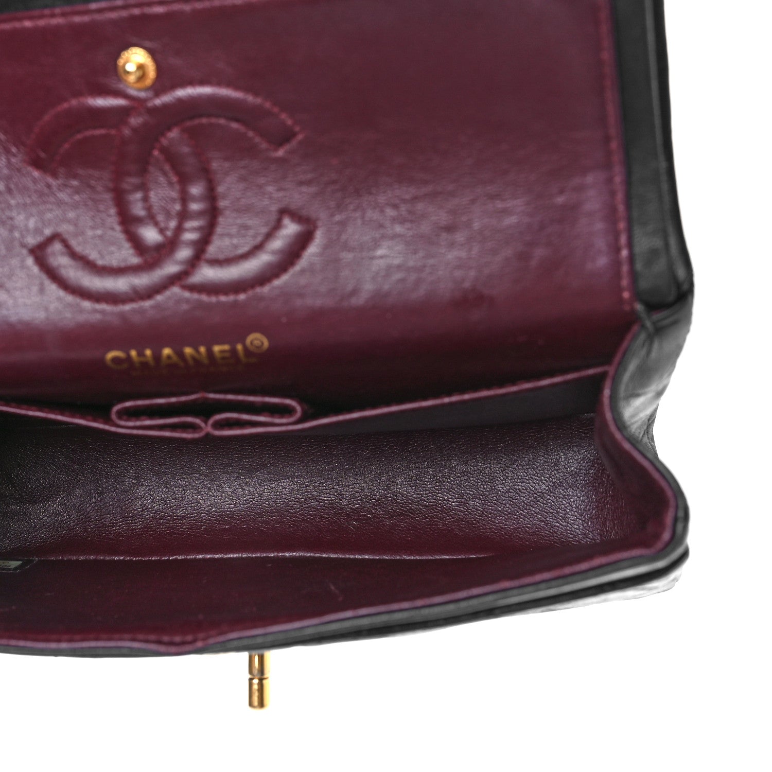 Chanel Lambskin Quilted Small Double Flap Black 5 of 12