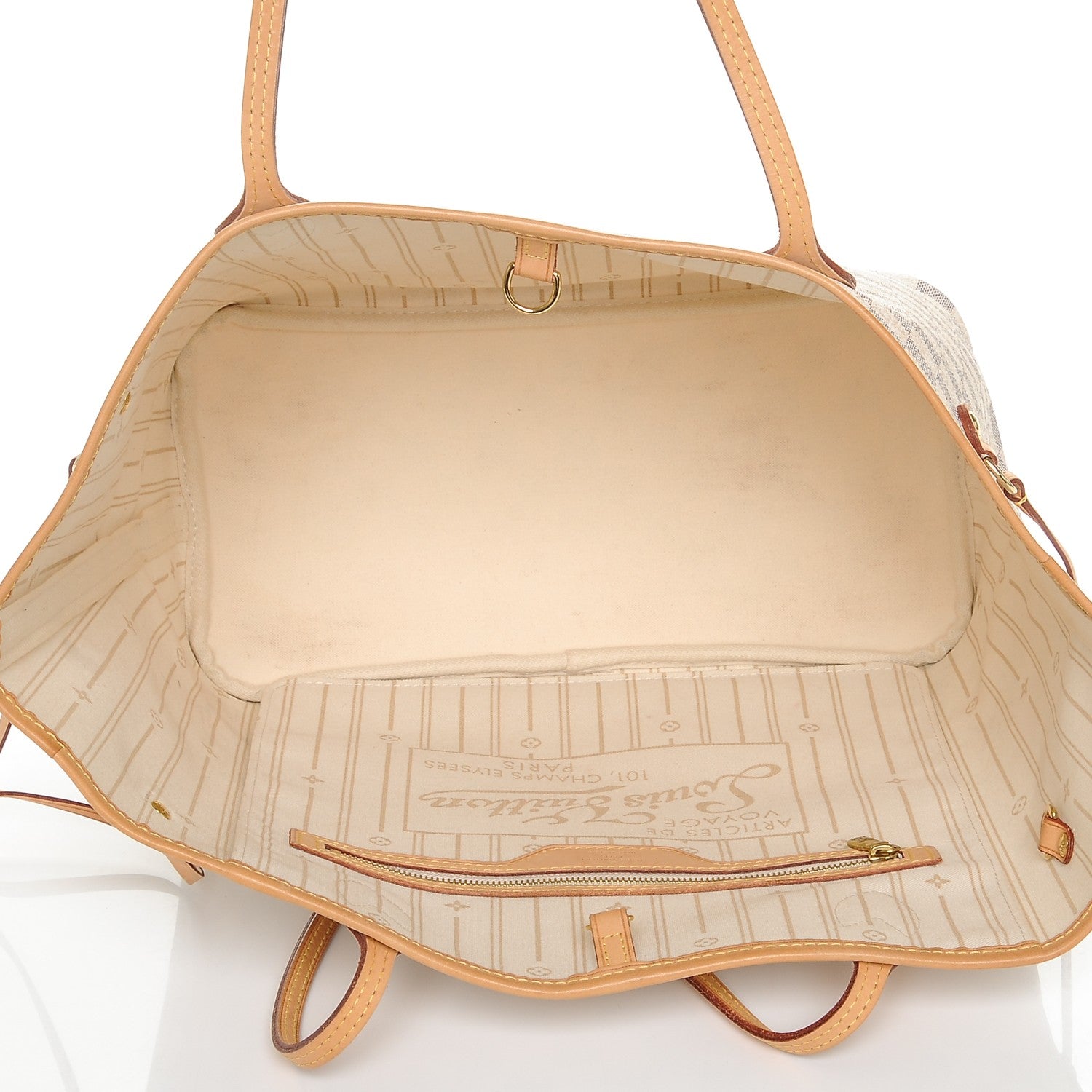 Louis Vuitton Damier Azur Neverfull MM 5 of 10