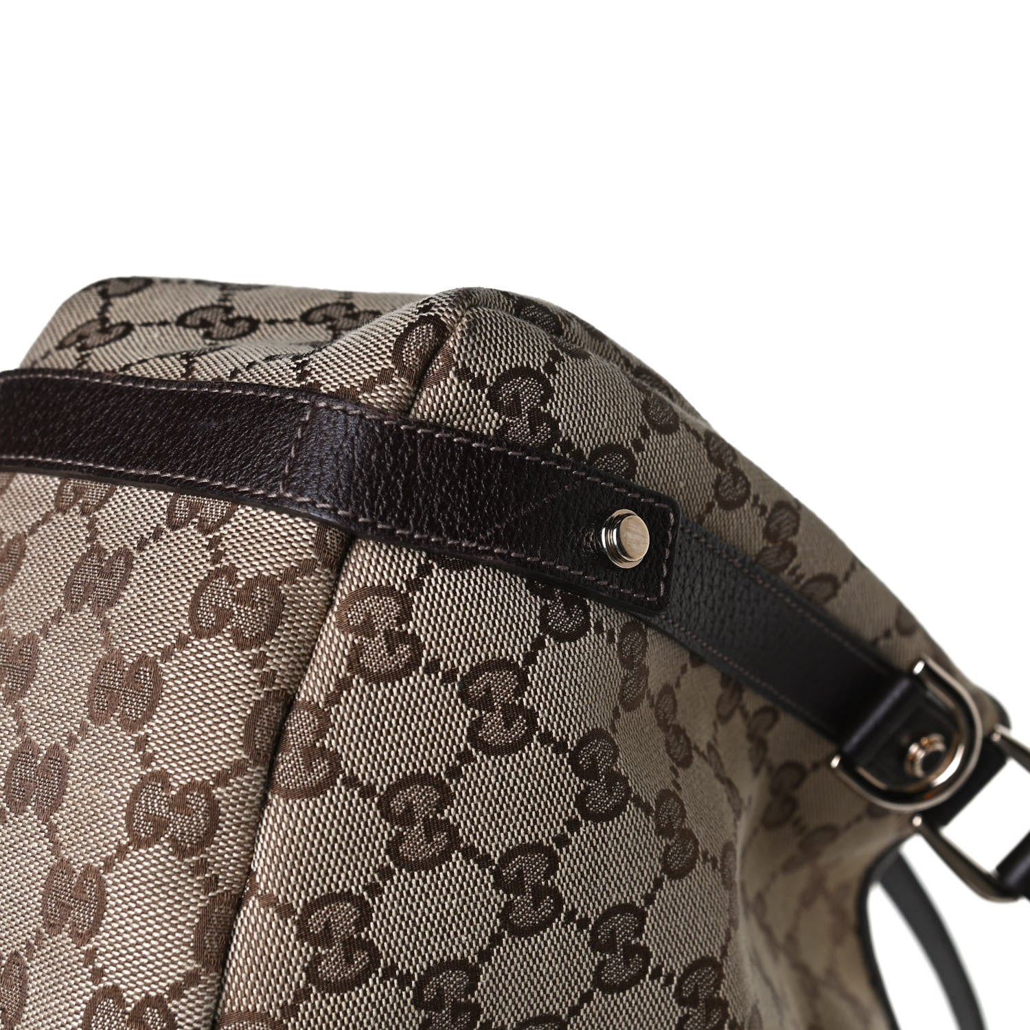 Gucci Monogram Medium Abbey Shoulder Bag Dark Brown 16 of 16