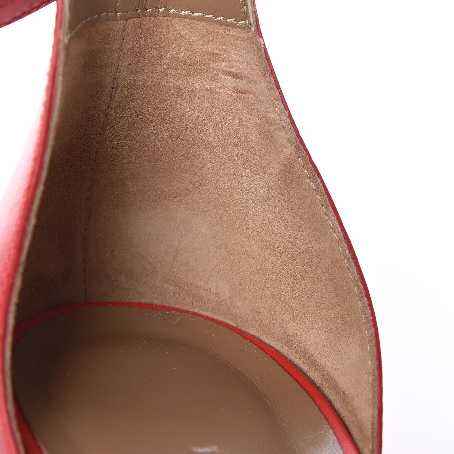 Hermes Calfskin Legend Wedge Sandals 37.5 Pavot 8 of 9