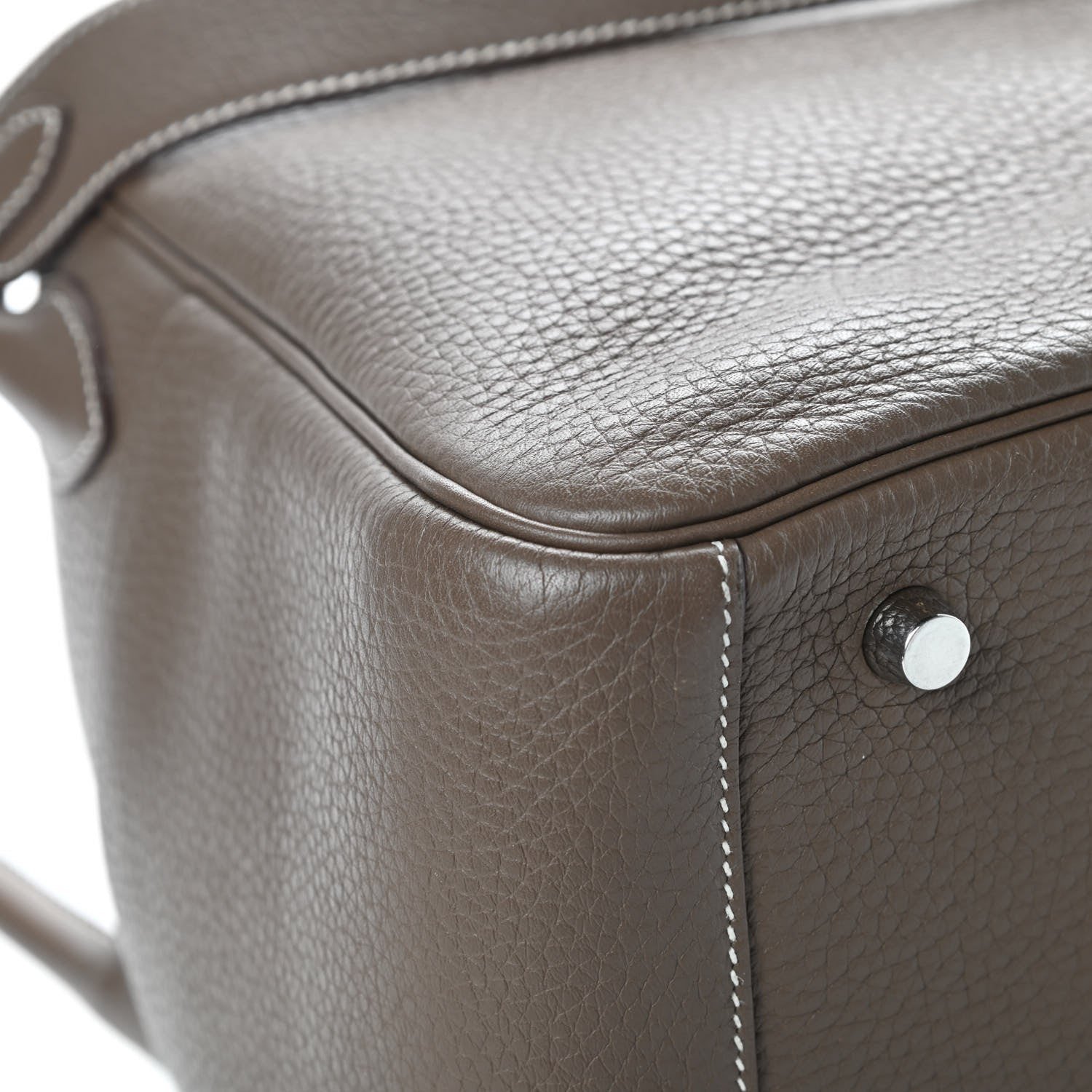 Hermes Taurillon Clemence Lindy 30 Etoupe 12 of 12