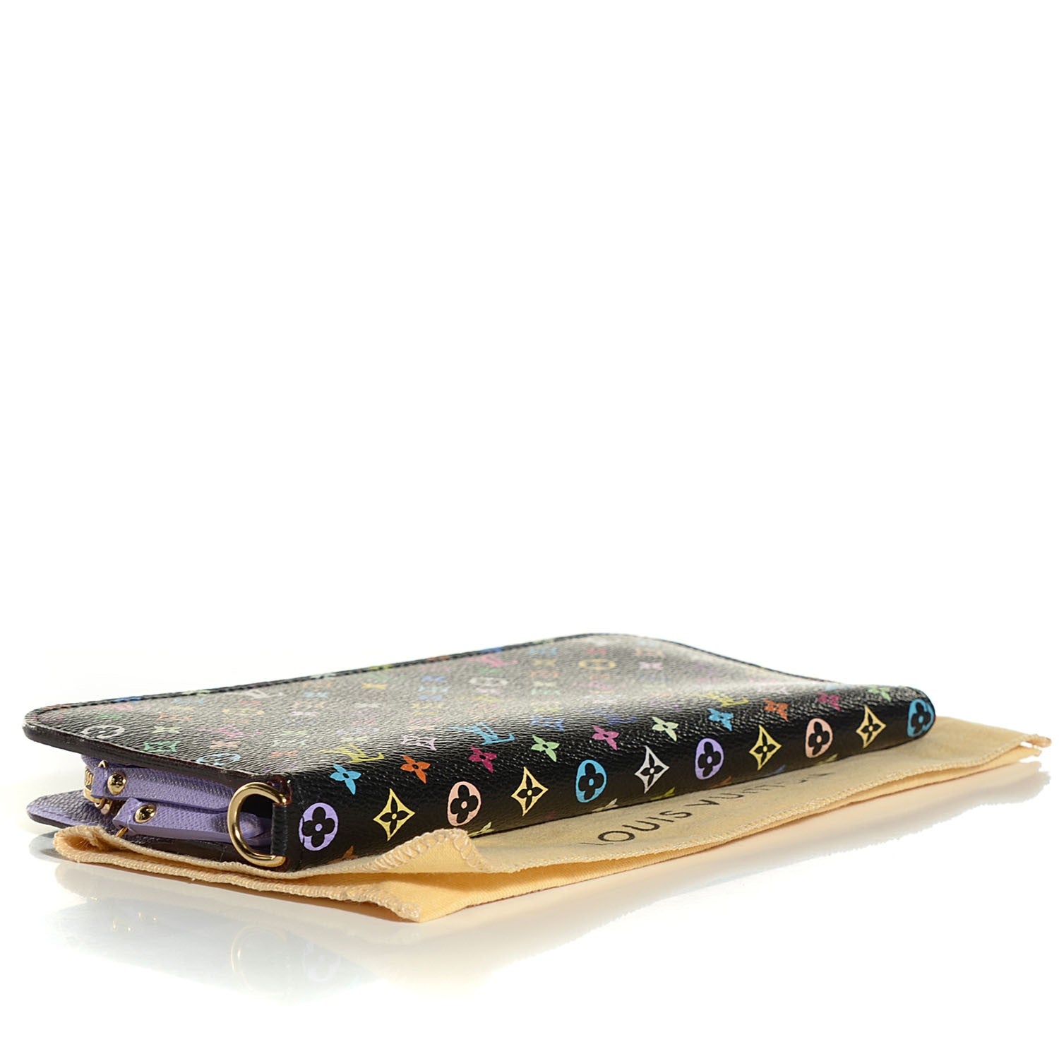 Louis Vuitton Monogram Multicolor Insolite Wallet Black Violet 4 of 7