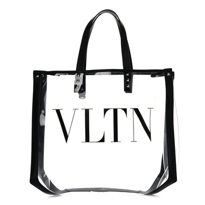 Valentino Garavani Plexy VLTN Shopping Bag Transparent 4 of 12