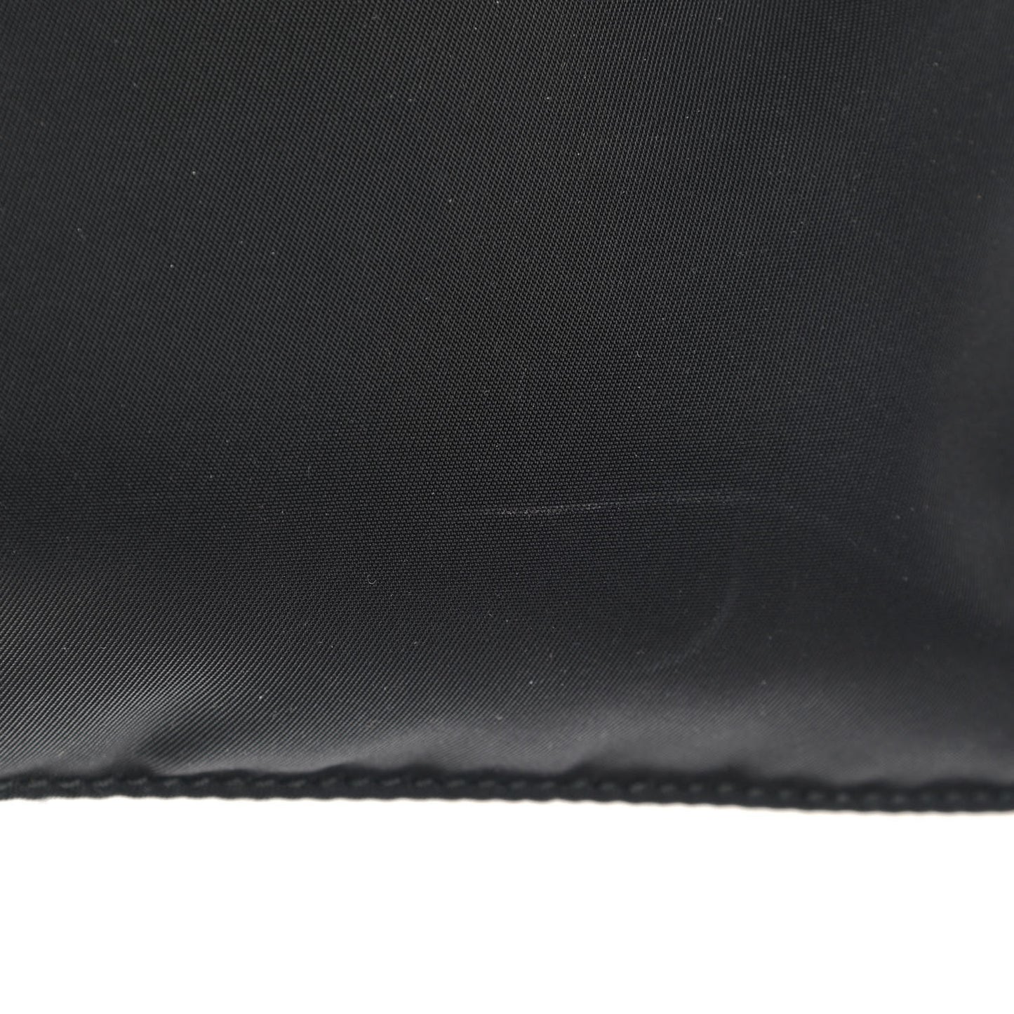 Nylon Vela Flat Messenger Bag Black