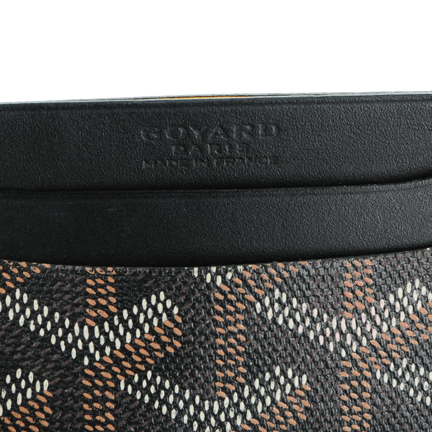 Goyard Goyardine Saint Sulpice Card Holder Black 6 of 8