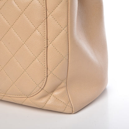 Chanel Caviar Quilted Grand Shopping Tote GST Beige Clair 15 of 15
