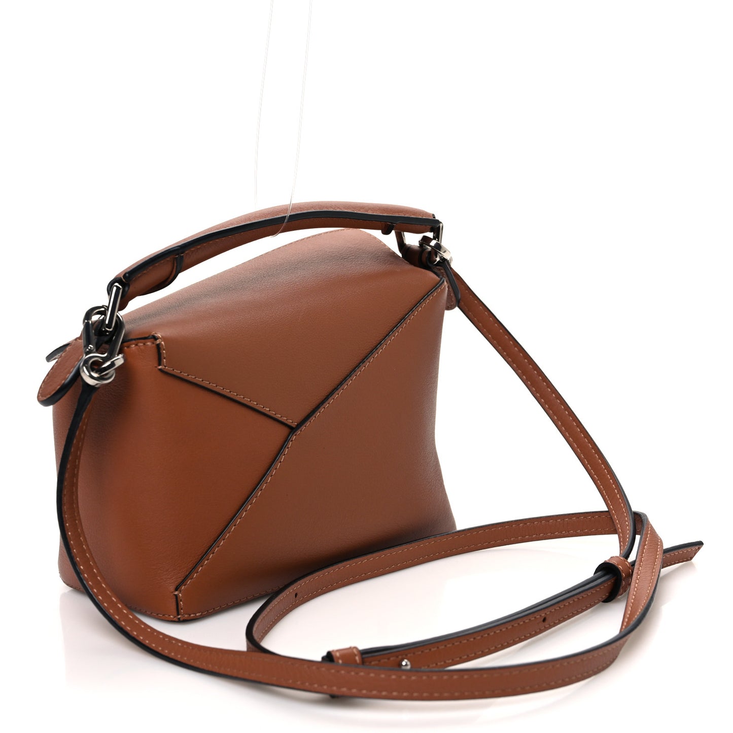 Calfskin Mini Puzzle Bag Tan