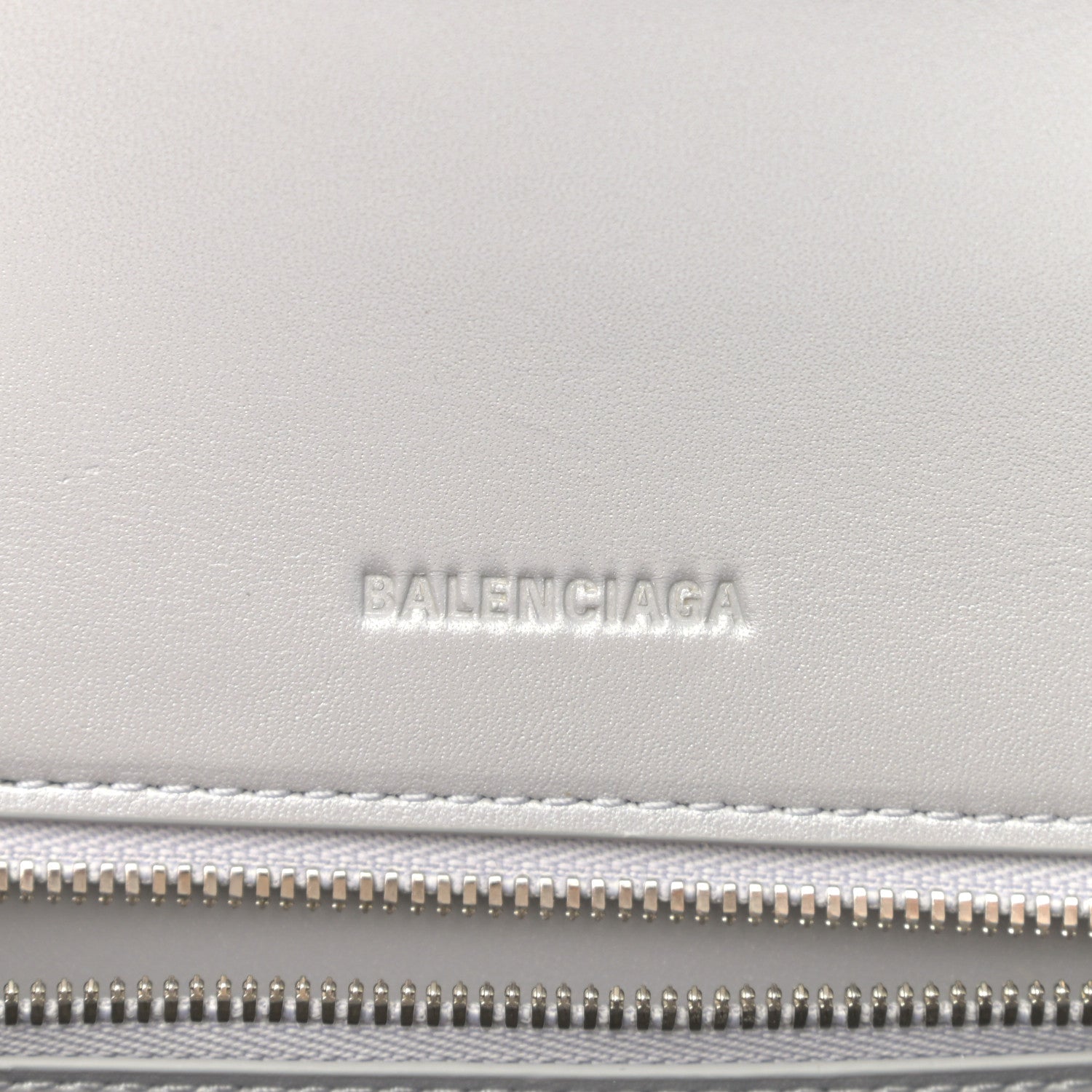 Balenciaga Faux Calfskin Fabric Small Sneakerhead Top Handle Bag Silver 6 of 14