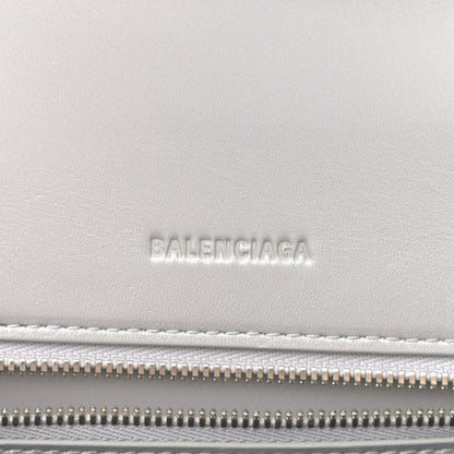 Balenciaga Faux Calfskin Fabric Small Sneakerhead Top Handle Bag Silver 6 of 14