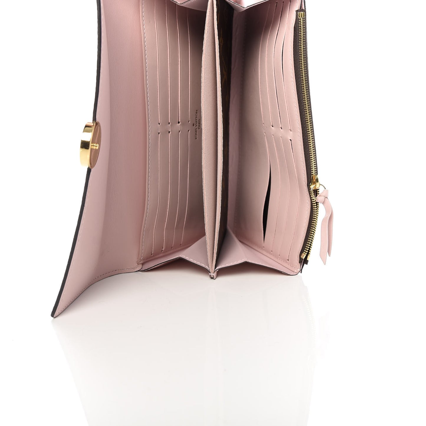 Monogram Flore Wallet Rose Ballerine