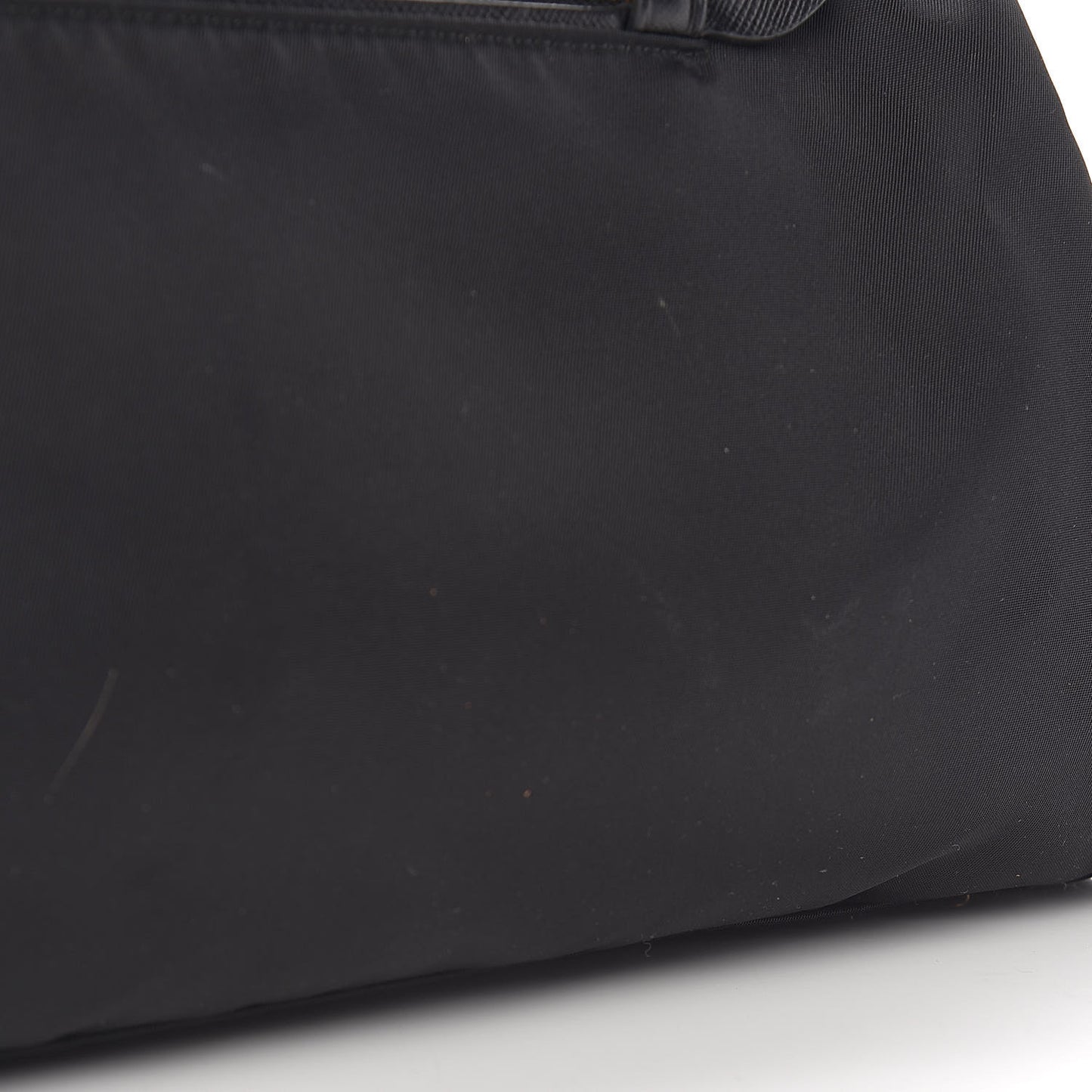 Tessuto Nylon Saffiano Shopping Satchel Black