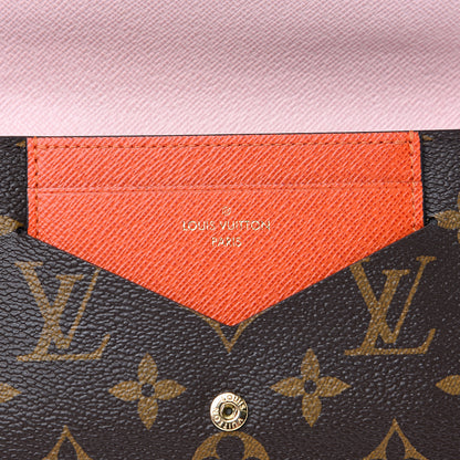 Louis Vuitton Monogram Jeanne Wallet Rose Ballerine 6 of 9