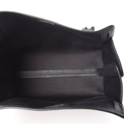 Fendi Glazed Fabric Vitello Century FF 1974 Stamp Patch Mini Peekaboo Defender Cover Mogano Panna Black 5 of 10