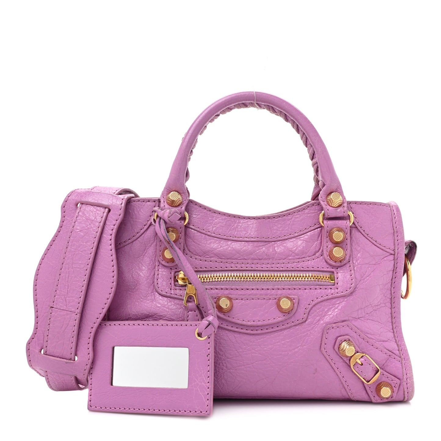 Agneau Giant 12 Gold Hardware Mini City Rose Berlingot