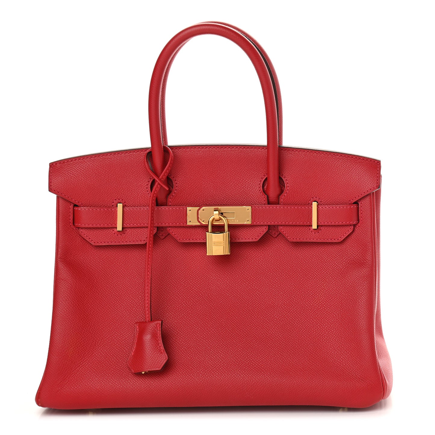 Epsom Birkin 30 Rouge Casaque