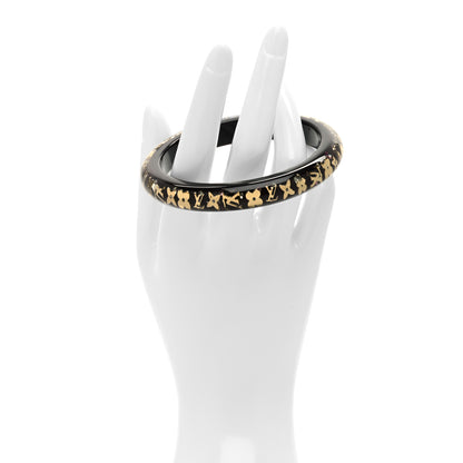 Louis Vuitton Resin Swarovski Medium Inclusion Bracelet PM Black 2 of 3