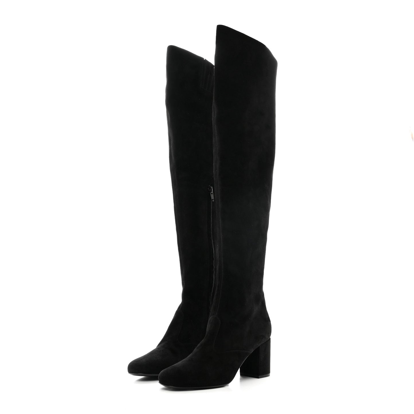 Suede Babies Over The Knee Boots 36.5 Black